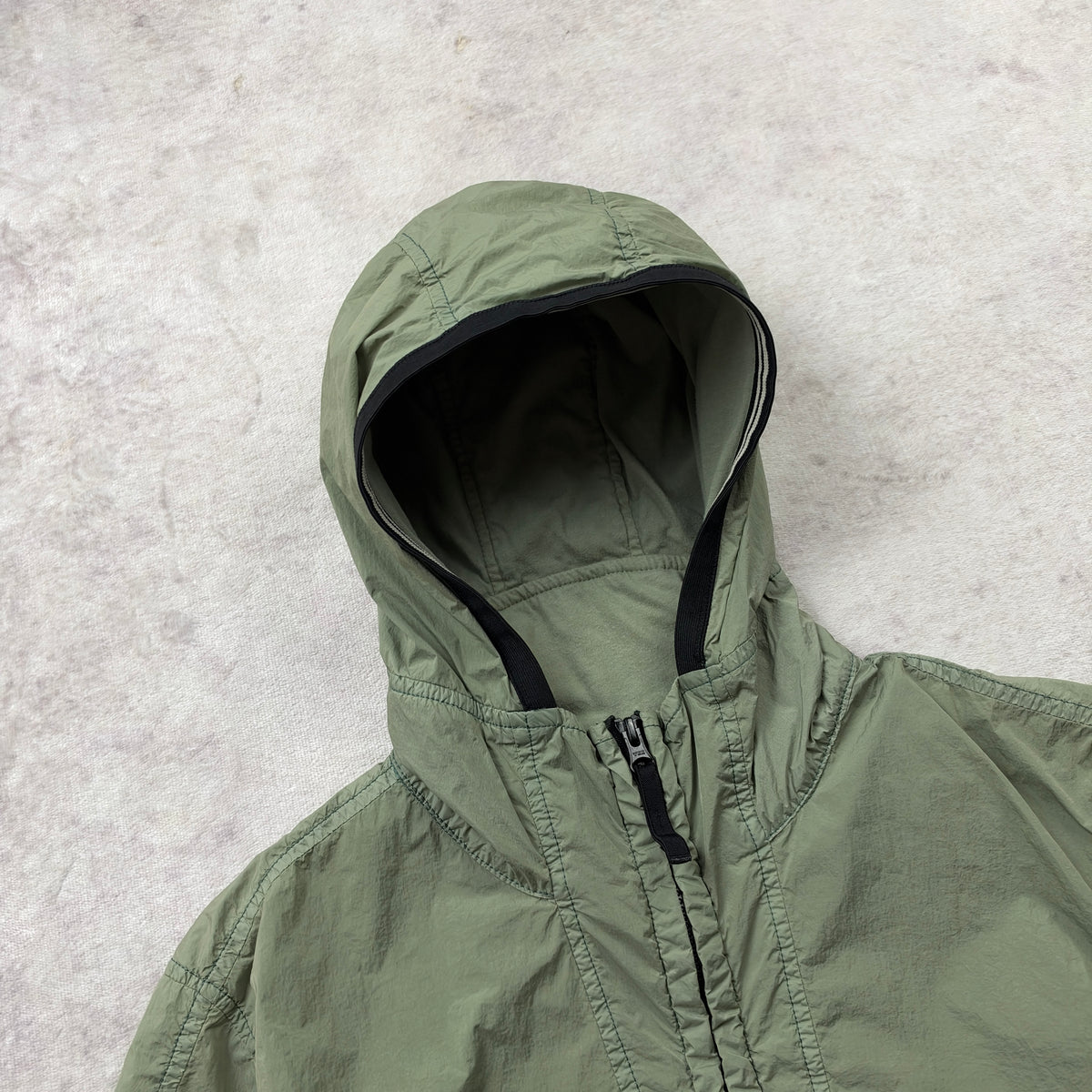 Stone Island Garment Dyed Crinkle Reps NY Hooded Jacket SS 2019