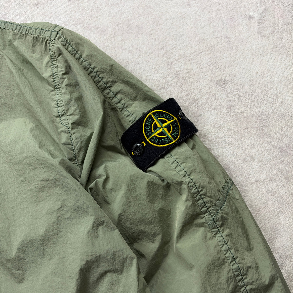 Stone Island Garment Dyed Crinkle Reps NY Hooded Jacket SS 2019