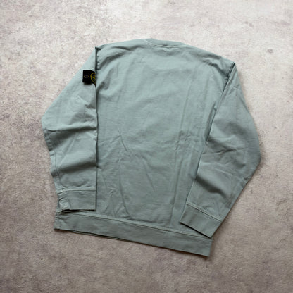 Stone Island Garment Dyed Heavy Cotton Fleece Crewneck SS 2023