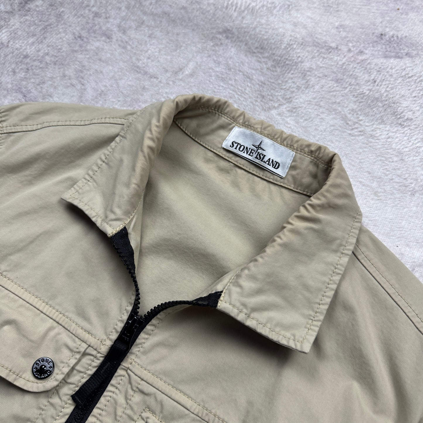 Stone Island Supima Cotton Twill Stretch-TC Overshirt SS 2024