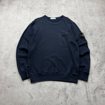 Stone Island Chest Pocket Crewneck Sweatshirt AW 2018