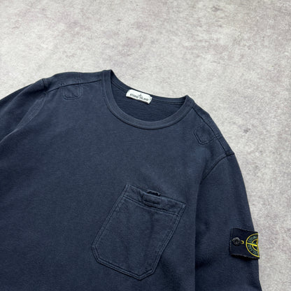 Stone Island Chest Pocket Crewneck Sweatshirt AW 2018
