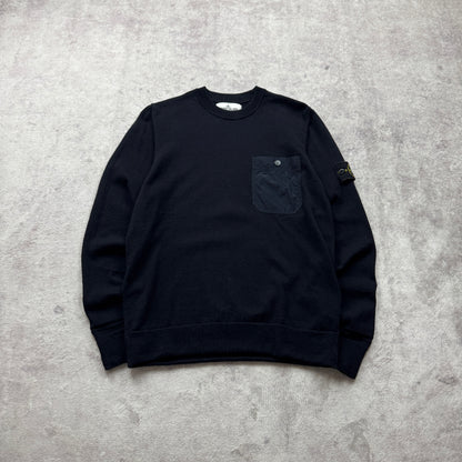 Stone Island Chest Pocket Crewneck Knit SS 2021