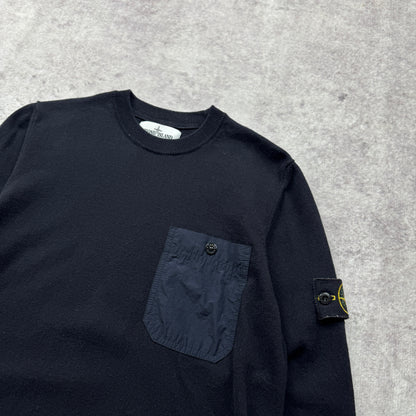 Stone Island Chest Pocket Crewneck Knit SS 2021