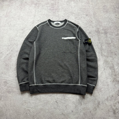 Stone Island Chest Pocket Crewneck Sweatshirt SS 2017