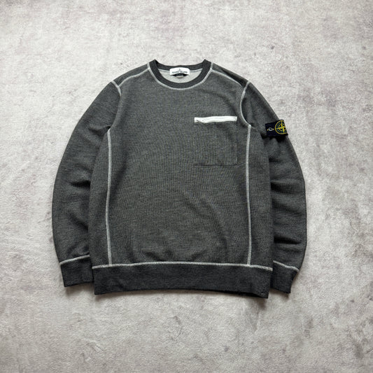Stone Island Chest Pocket Crewneck Sweatshirt SS 2017