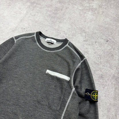 Stone Island Chest Pocket Crewneck Sweatshirt SS 2017