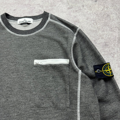 Stone Island Chest Pocket Crewneck Sweatshirt SS 2017