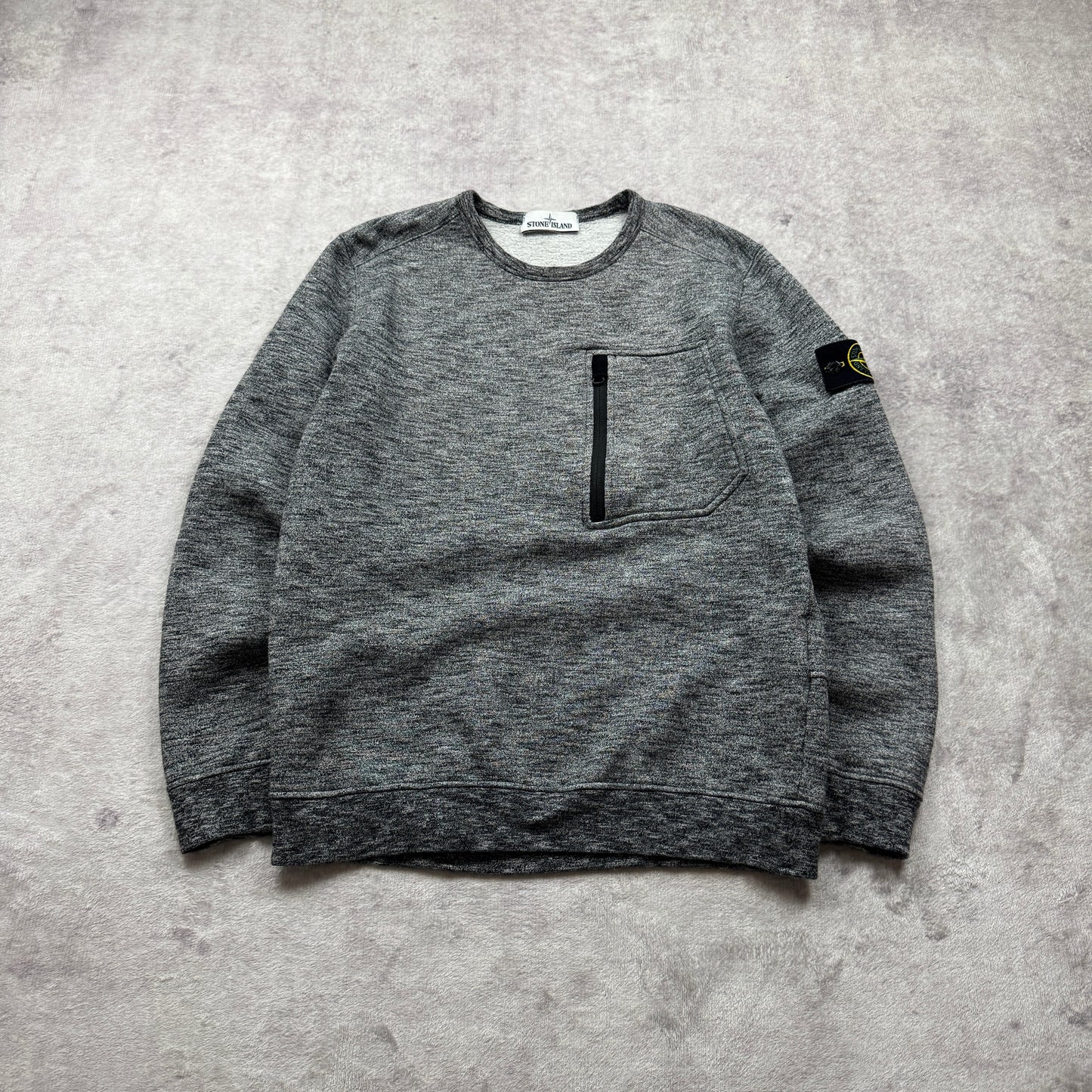 Stone Island Chest Pocket Crewneck Sweatshirt AW 2018