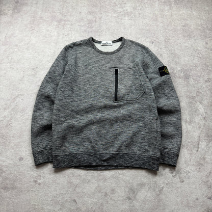 Stone Island Chest Pocket Crewneck Sweatshirt AW 2018