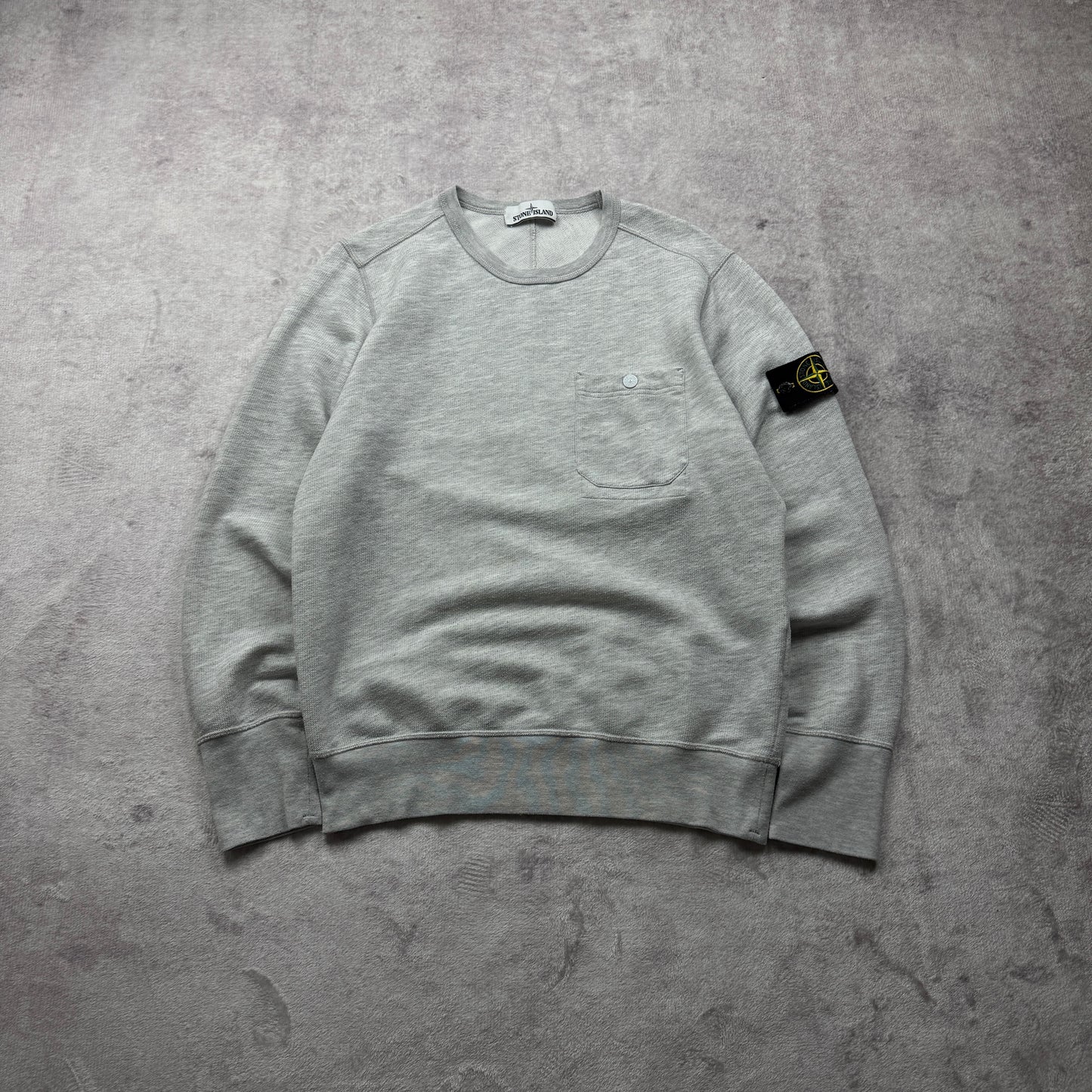 Stone Island Chest Pocket Crewneck Sweatshirt SS 2016