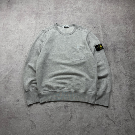 Stone Island Chest Pocket Crewneck Sweatshirt SS 2016