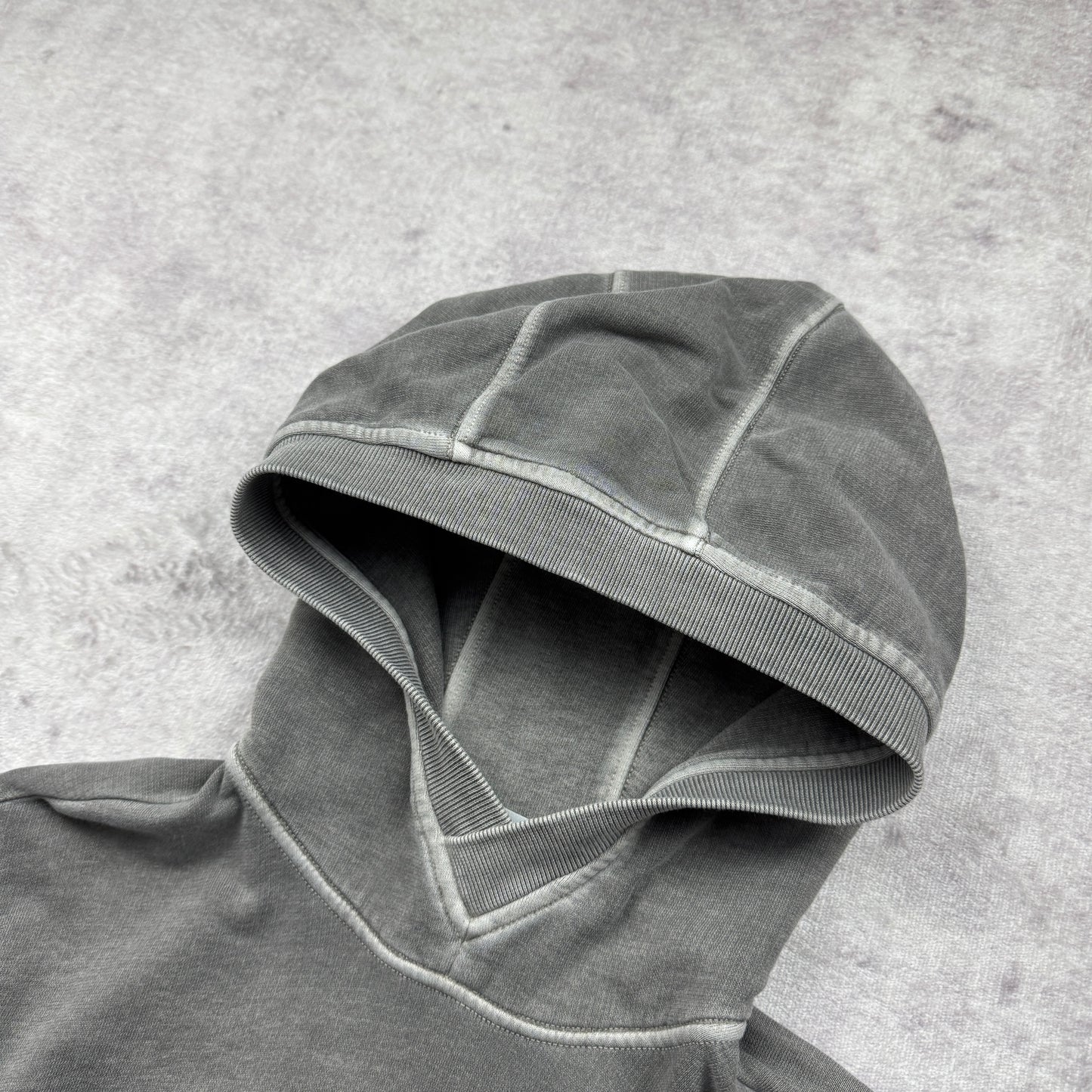 Stone Island Garment Dyed Washed Hooded Sweatshirt AW 2015