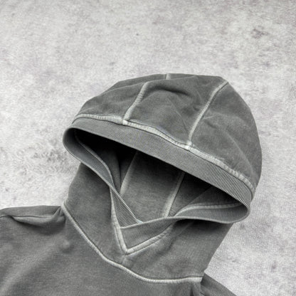 Stone Island Garment Dyed Washed Hooded Sweatshirt AW 2015