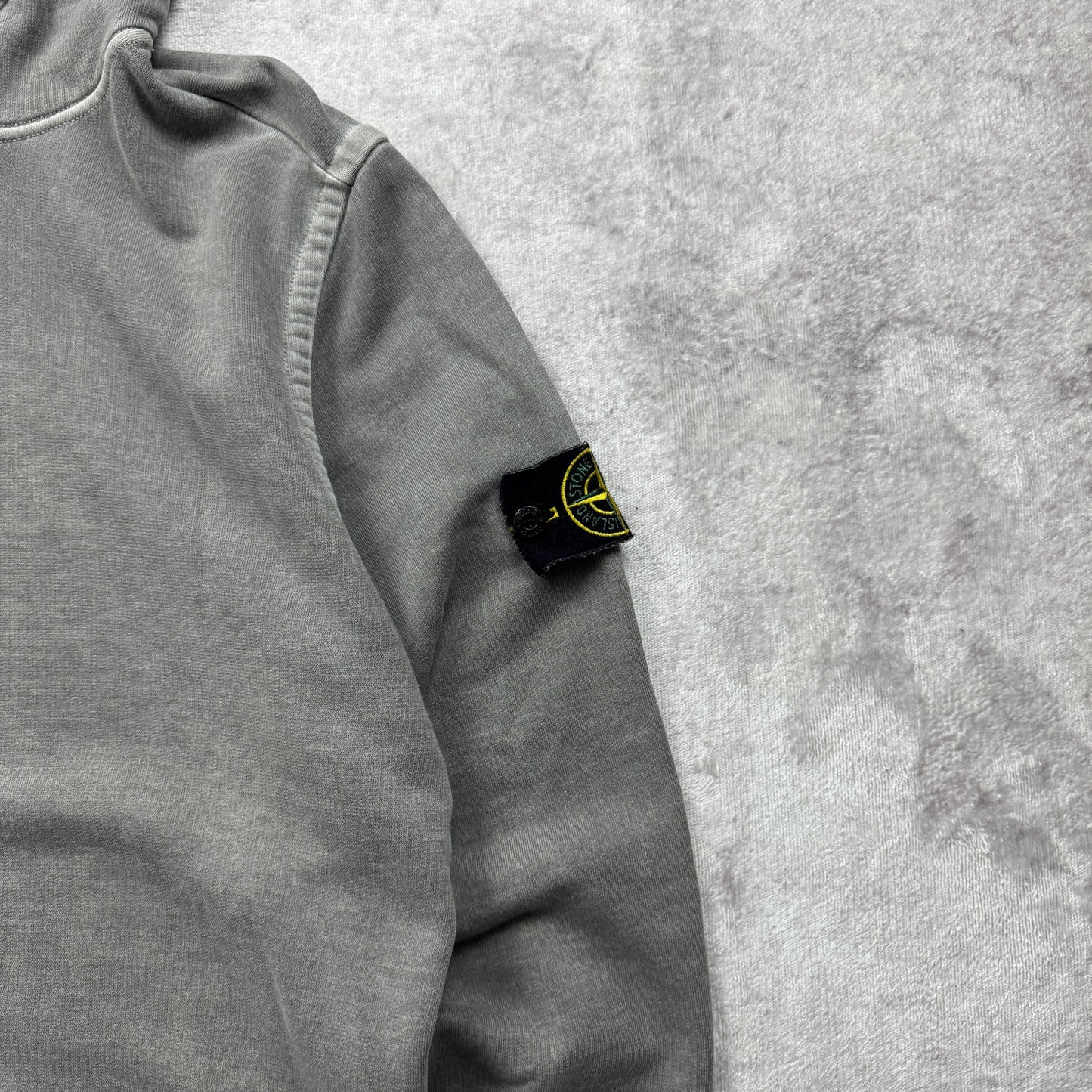 Stone Island Garment Dyed Washed Hooded Sweatshirt AW 2015