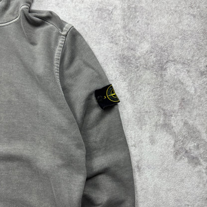 Stone Island Garment Dyed Washed Hooded Sweatshirt AW 2015