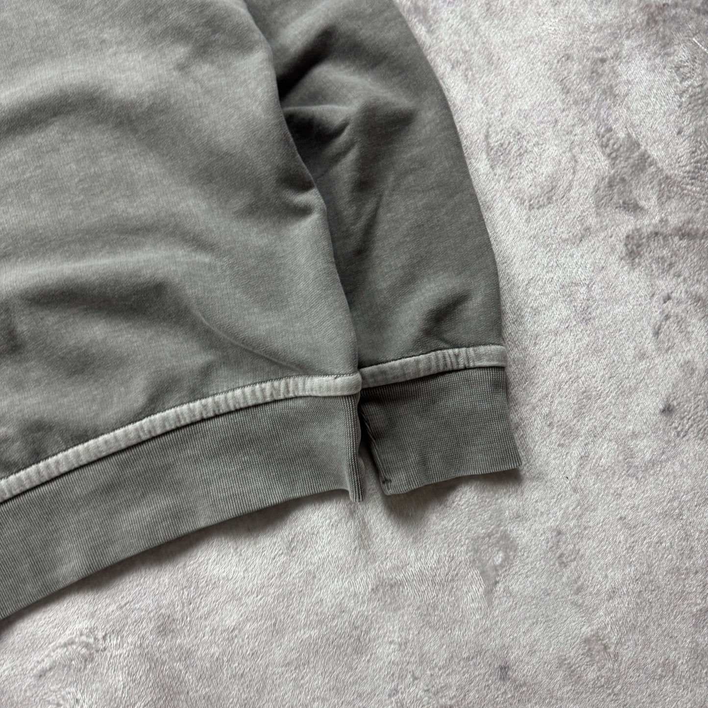 Stone Island Garment Dyed Washed Hooded Sweatshirt AW 2015