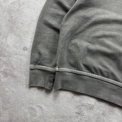 Stone Island Garment Dyed Washed Hooded Sweatshirt AW 2015
