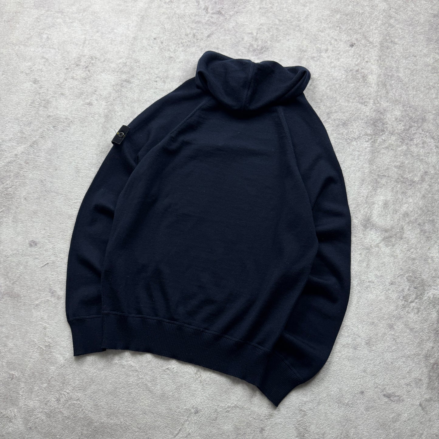 Stone Island Chest Pocket Knitted Hoodie AW 2020