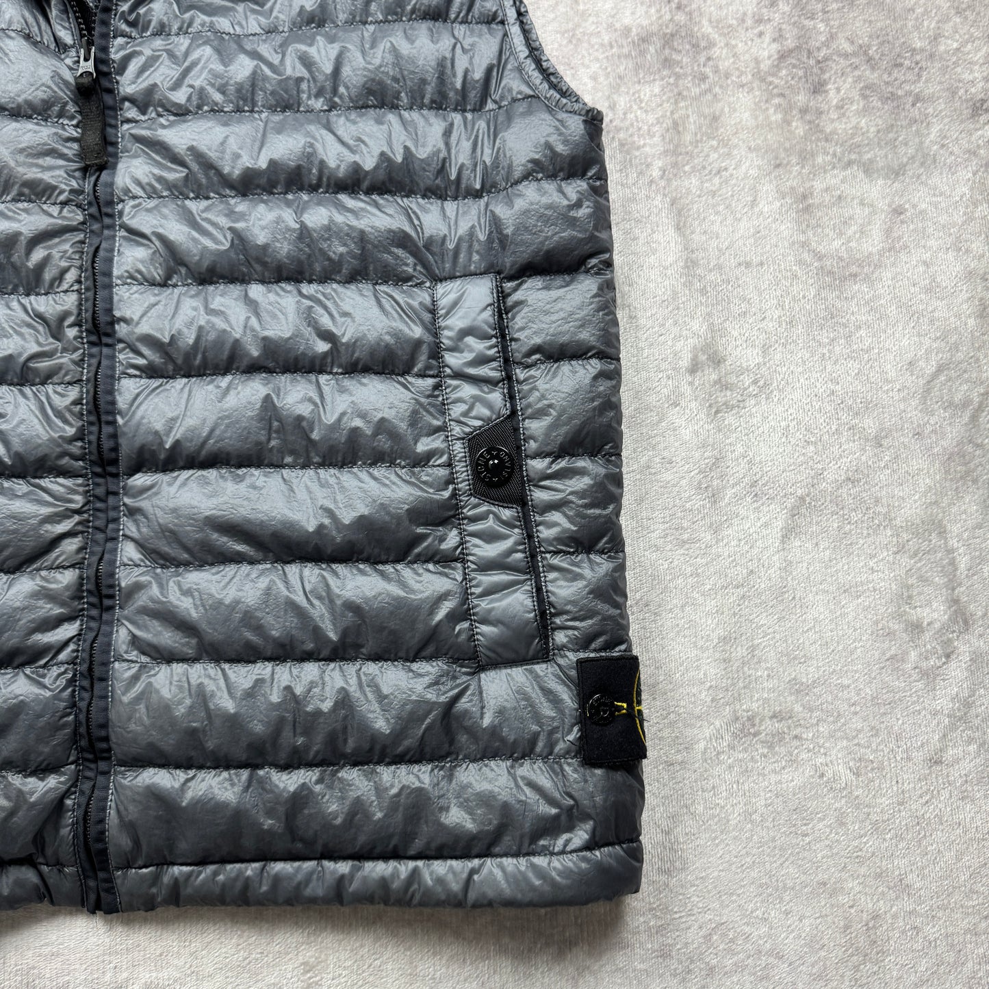Stone Island Garment Dyed Down Vest SS 2016