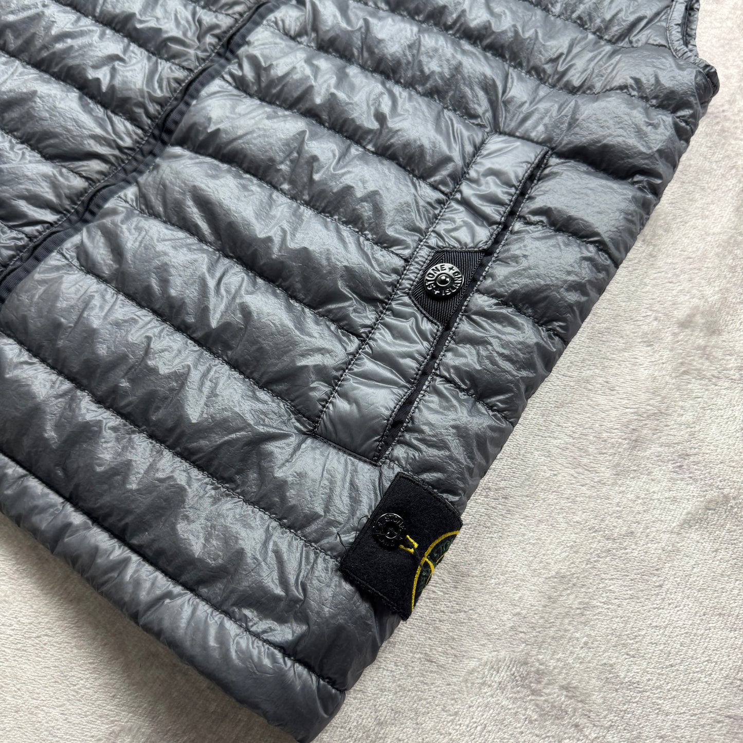 Stone Island Garment Dyed Down Vest SS 2016