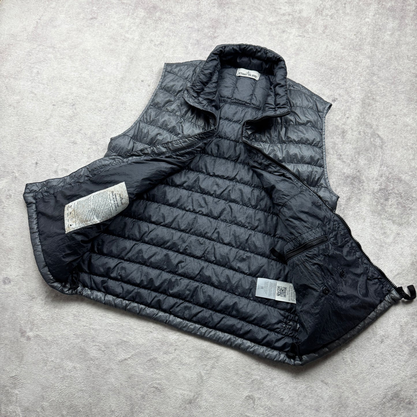 Stone Island Garment Dyed Down Vest SS 2016