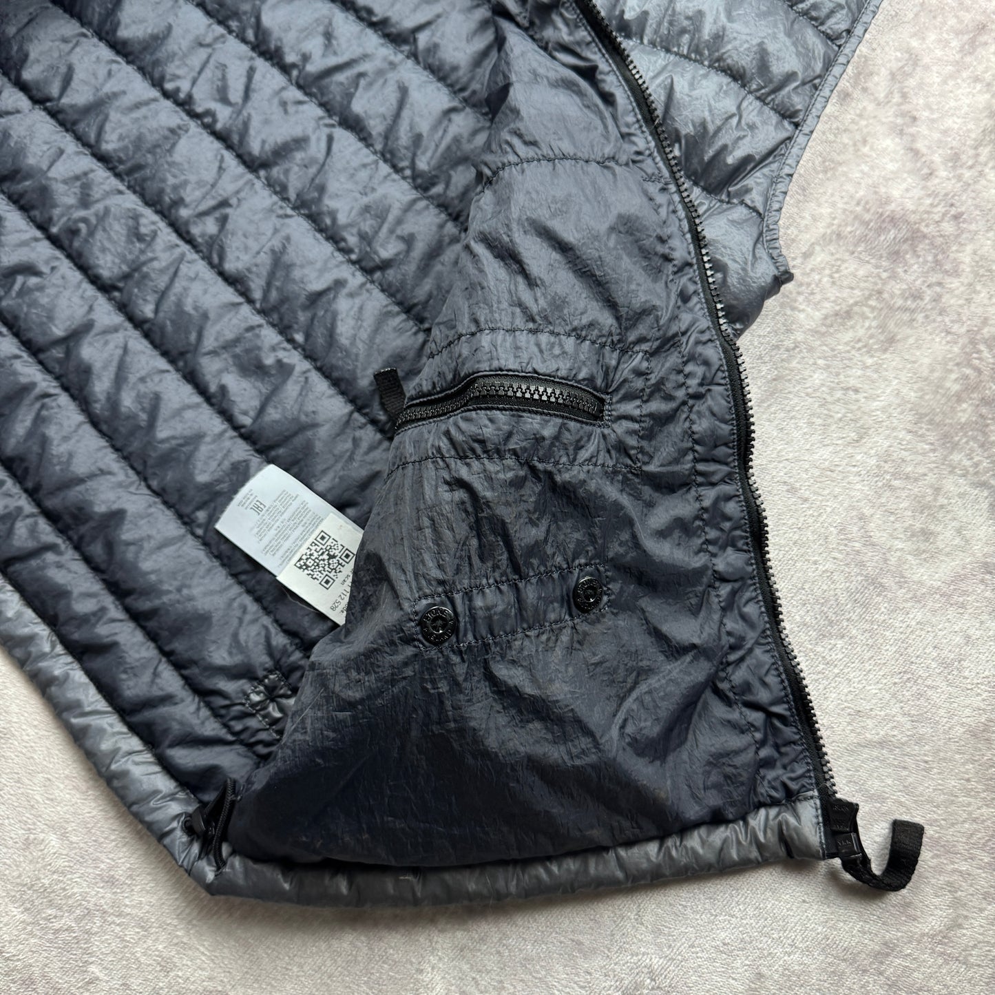 Stone Island Garment Dyed Down Vest SS 2016