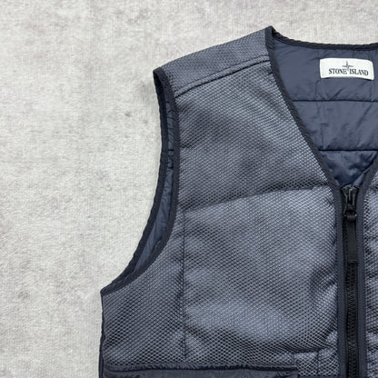 Stone Island Modified Panama 6/3 HT Nylon Mix Fabrics with Primaloft-Tc Vest AW 2021