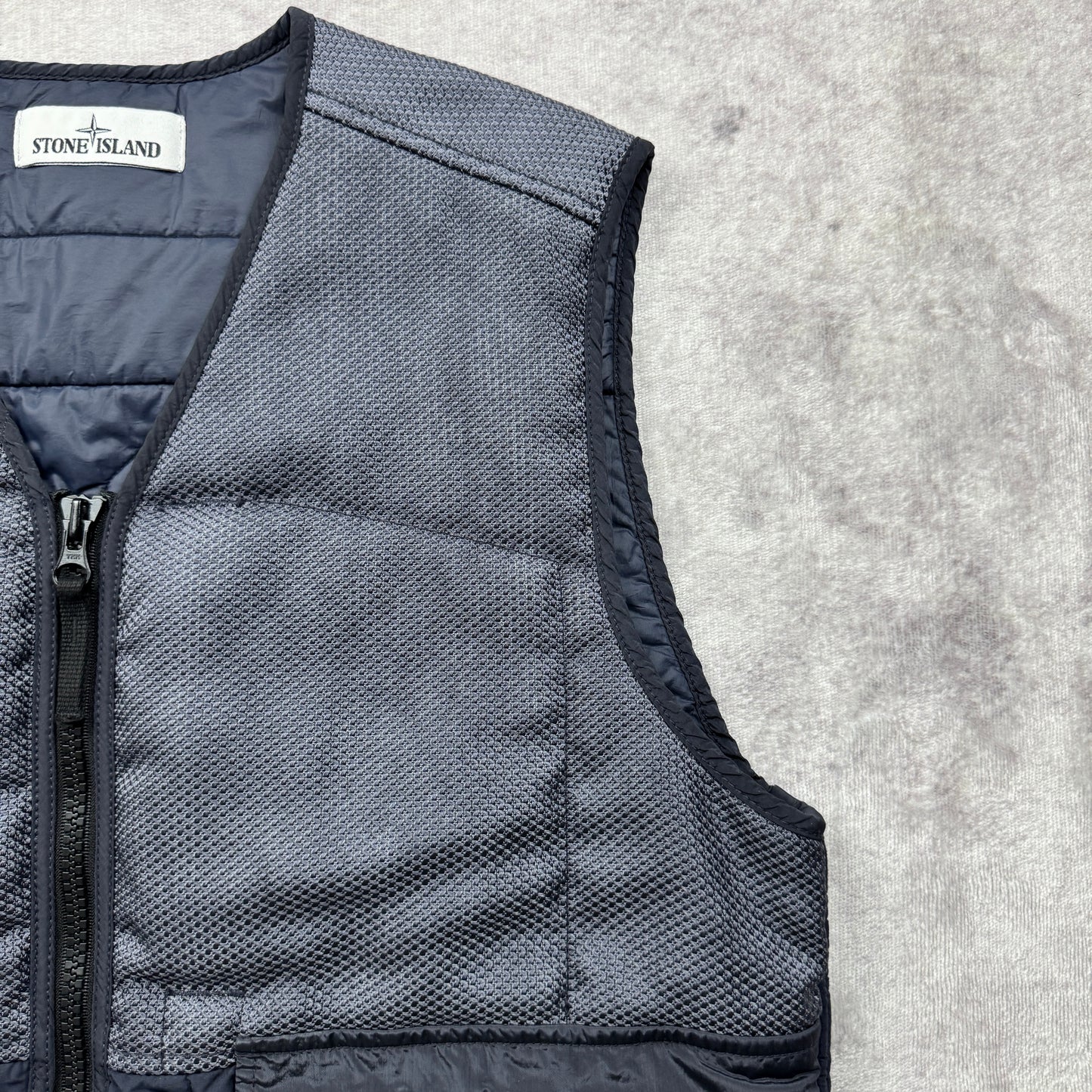 Stone Island Modified Panama 6/3 HT Nylon Mix Fabrics with Primaloft-Tc Vest AW 2021