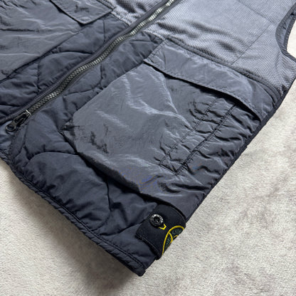 Stone Island Modified Panama 6/3 HT Nylon Mix Fabrics with Primaloft-Tc Vest AW 2021