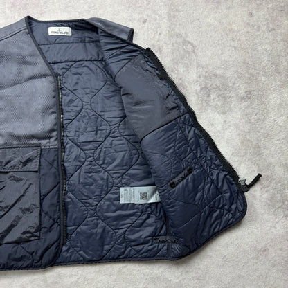 Stone Island Modified Panama 6/3 HT Nylon Mix Fabrics with Primaloft-Tc Vest AW 2021
