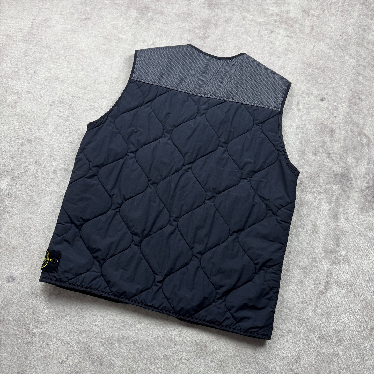 Stone Island Modified Panama 6/3 HT Nylon Mix Fabrics with Primaloft-Tc Vest AW 2021