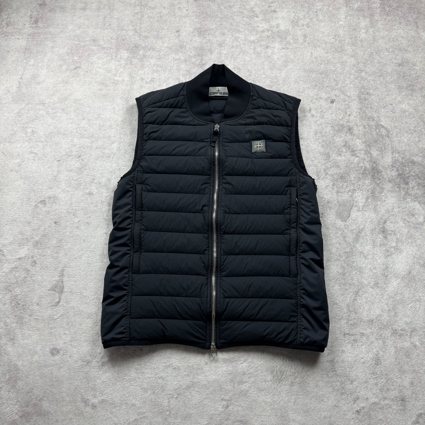 Stone Island Loom Woven Down Chambers Stretch Nylon-Tc Vest SS 2021