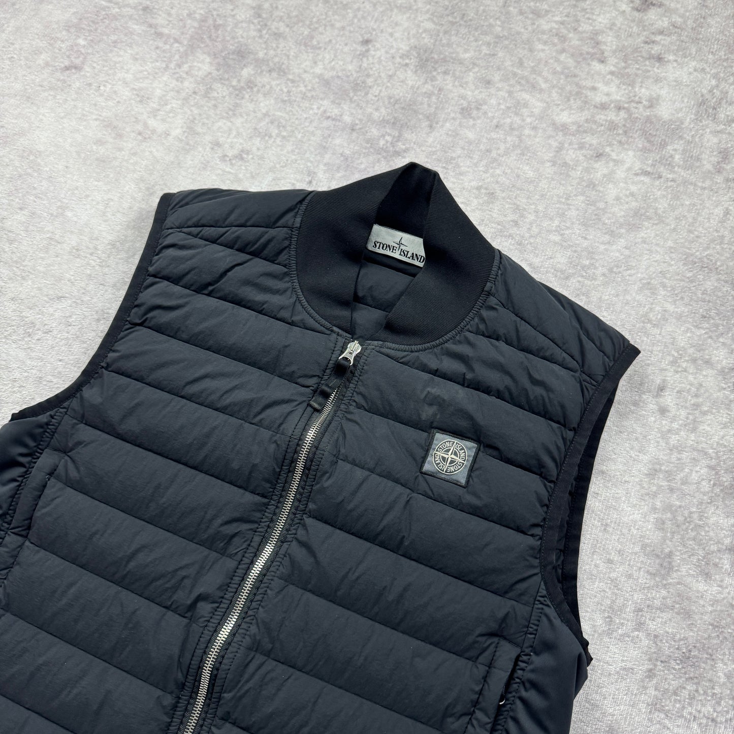 Stone Island Loom Woven Down Chambers Stretch Nylon-Tc Vest SS 2021