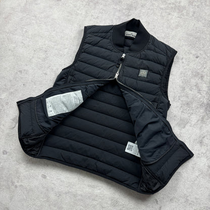Stone Island Loom Woven Down Chambers Stretch Nylon-Tc Vest SS 2021