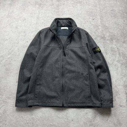 Stone Island Wool Flannel Zipped Jacket AW 2014