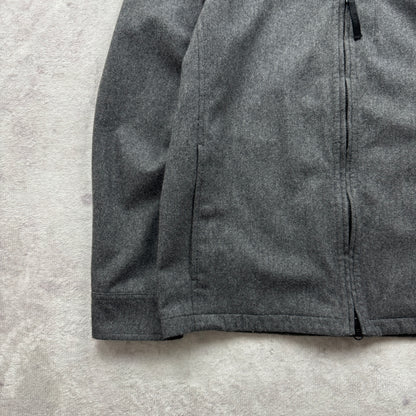 Stone Island Wool Flannel Zipped Jacket AW 2014