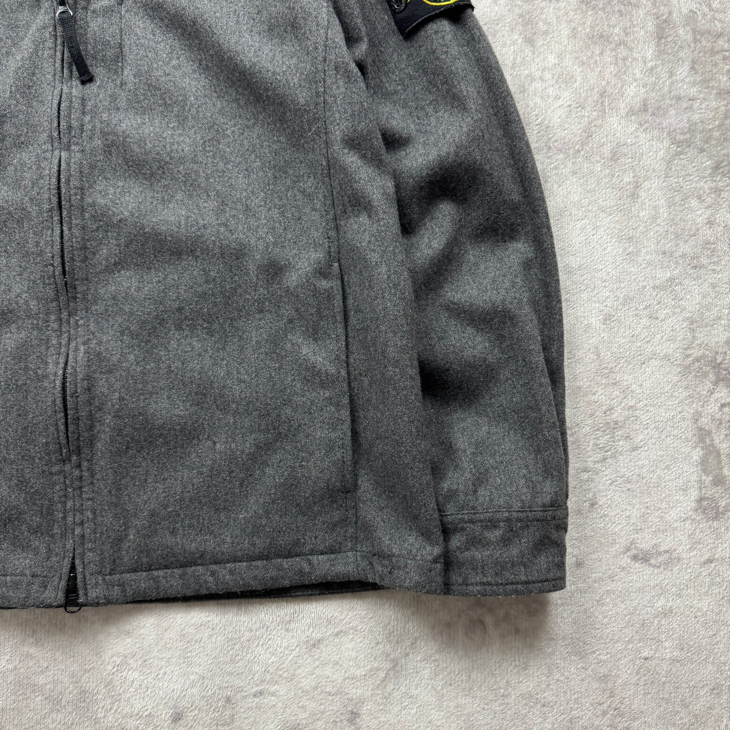 Stone Island Wool Flannel Zipped Jacket AW 2014