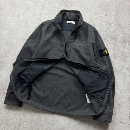 Stone Island Wool Flannel Zipped Jacket AW 2014