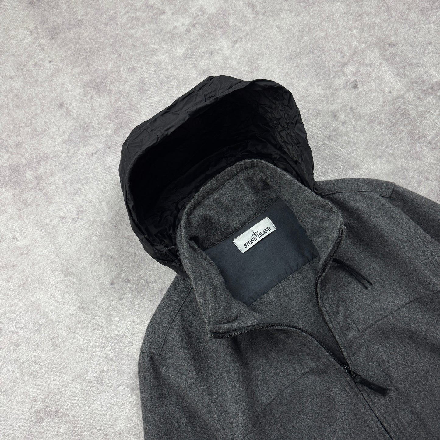Stone Island Wool Flannel Zipped Jacket AW 2014