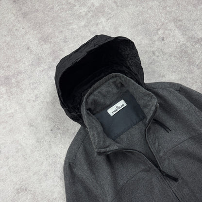 Stone Island Wool Flannel Zipped Jacket AW 2014