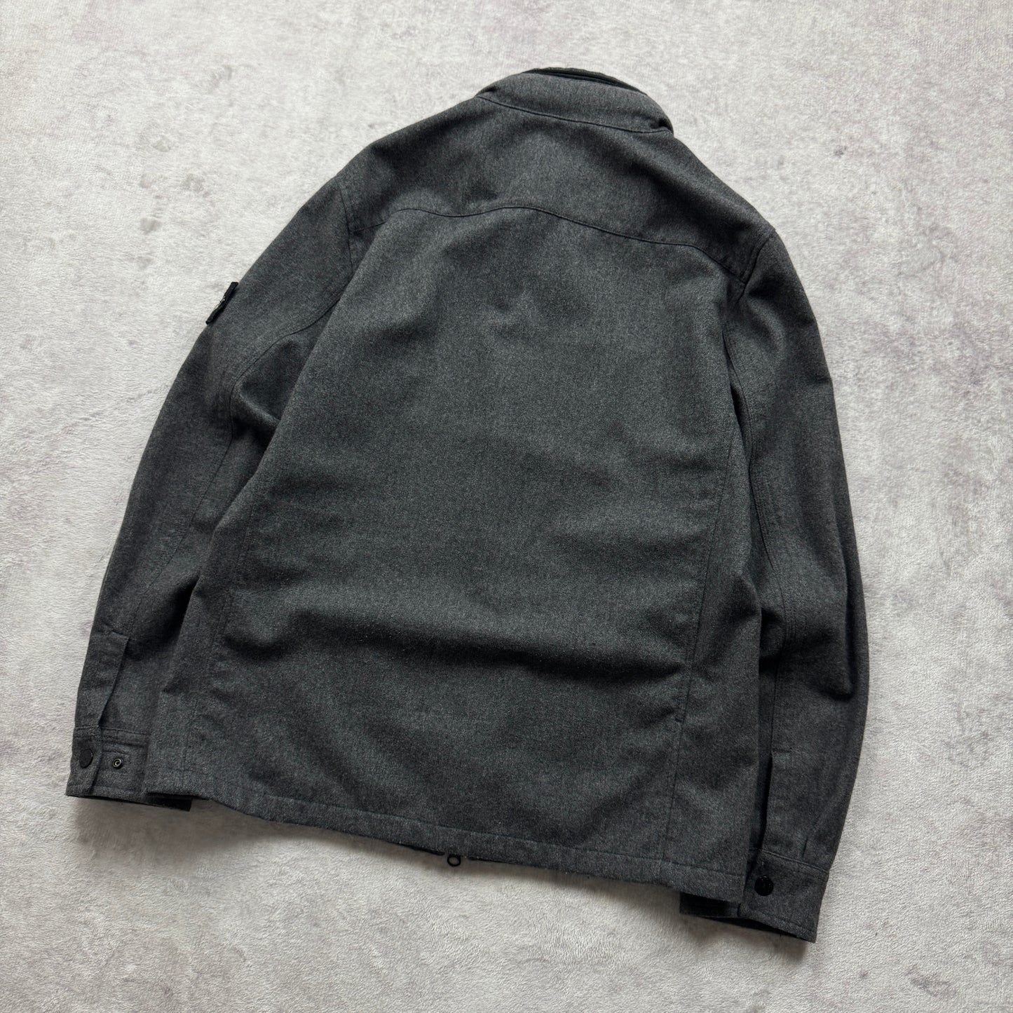 Stone Island Wool Flannel Zipped Jacket AW 2014