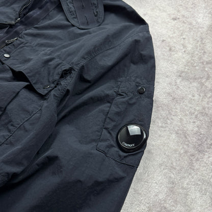 C.P. Company Flat Nylon Face Mask Hooded Overshirt AW 2021