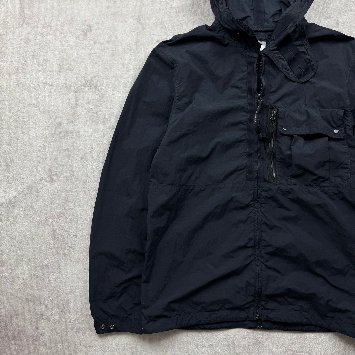 C.P. Company Flat Nylon Face Mask Hooded Overshirt AW 2021