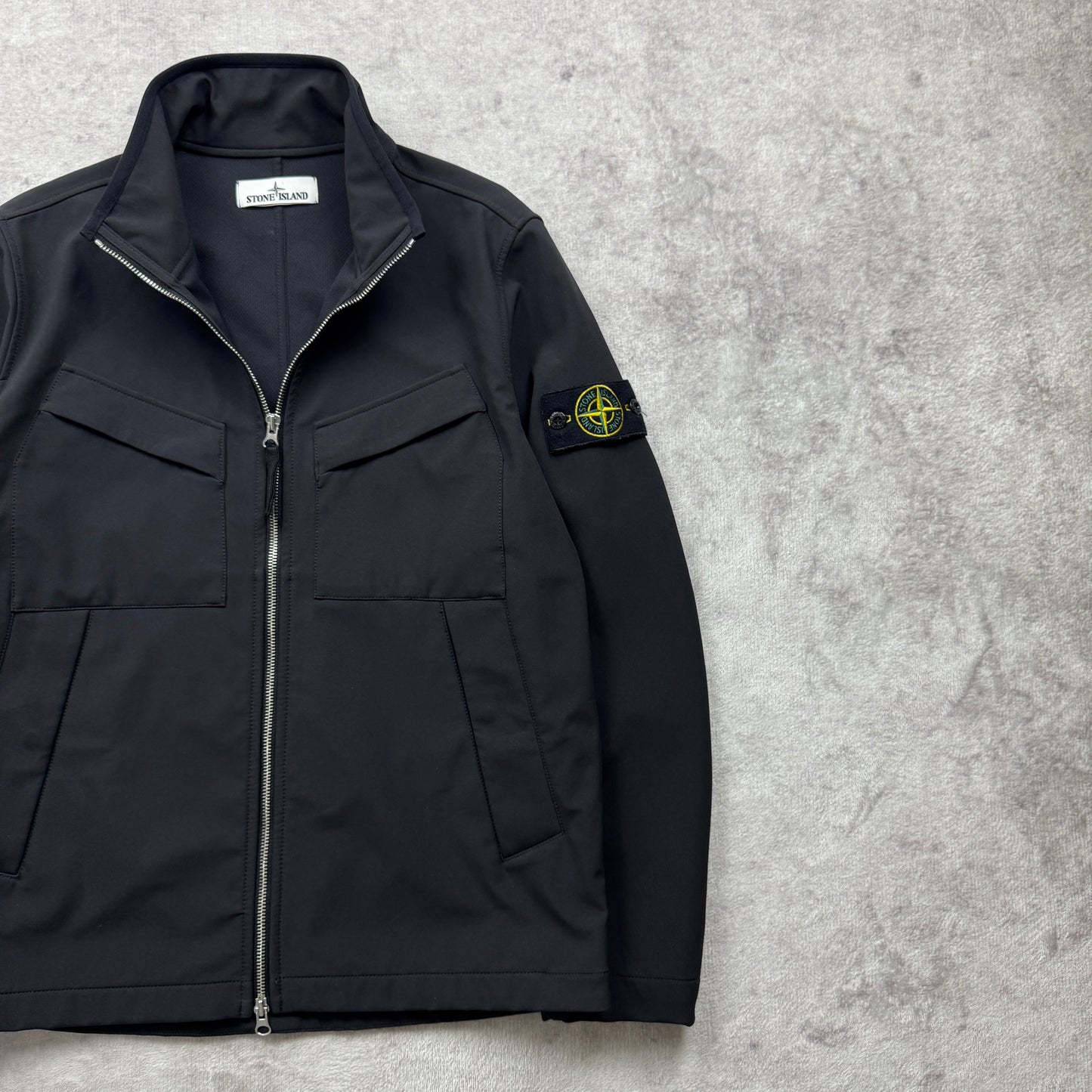 Stone Island Light Soft Shell-R e.dye Technology Overshirt SS 2021