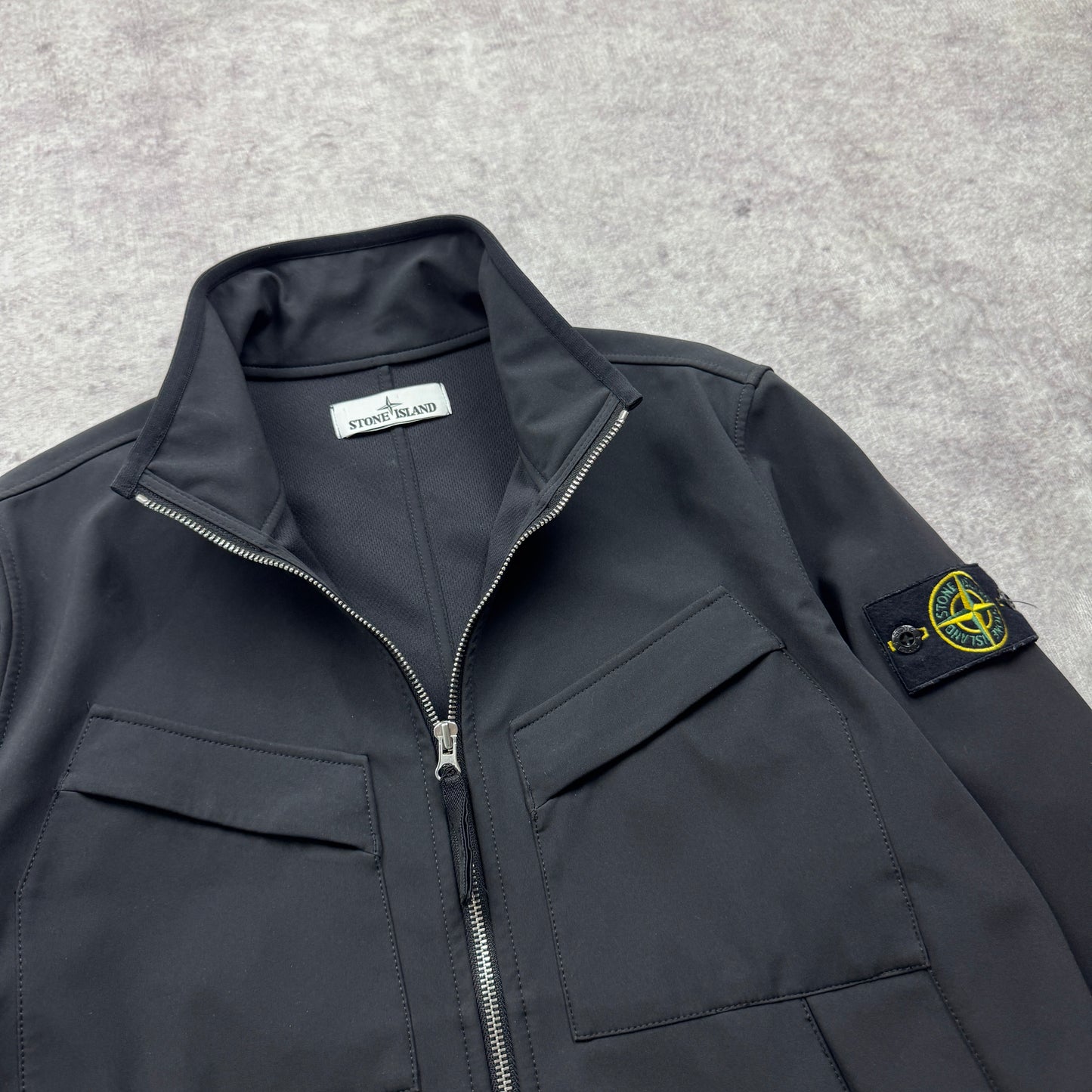 Stone Island Light Soft Shell-R e.dye Technology Overshirt SS 2021