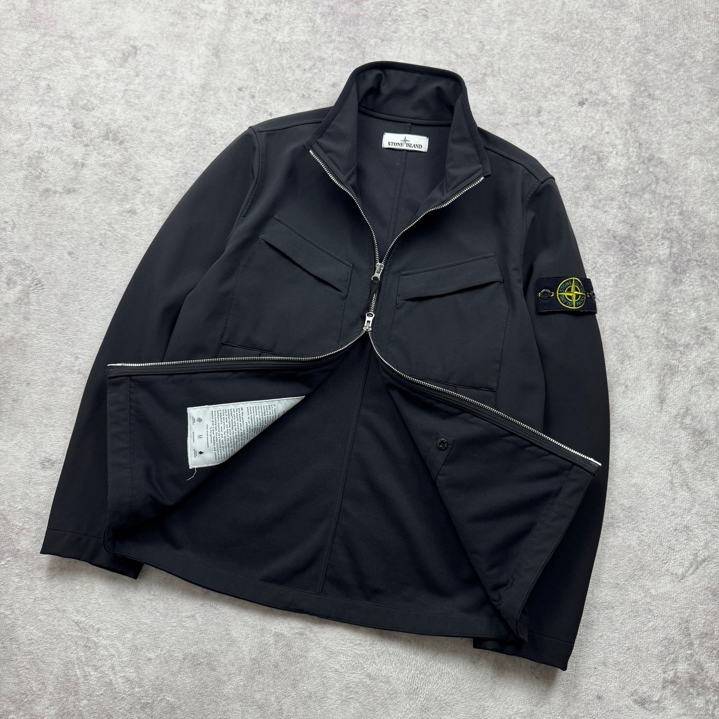 Stone Island Light Soft Shell-R e.dye Technology Overshirt SS 2021