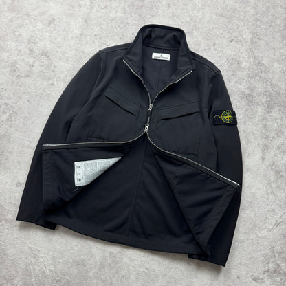 Stone Island Light Soft Shell-R e.dye Technology Overshirt SS 2021