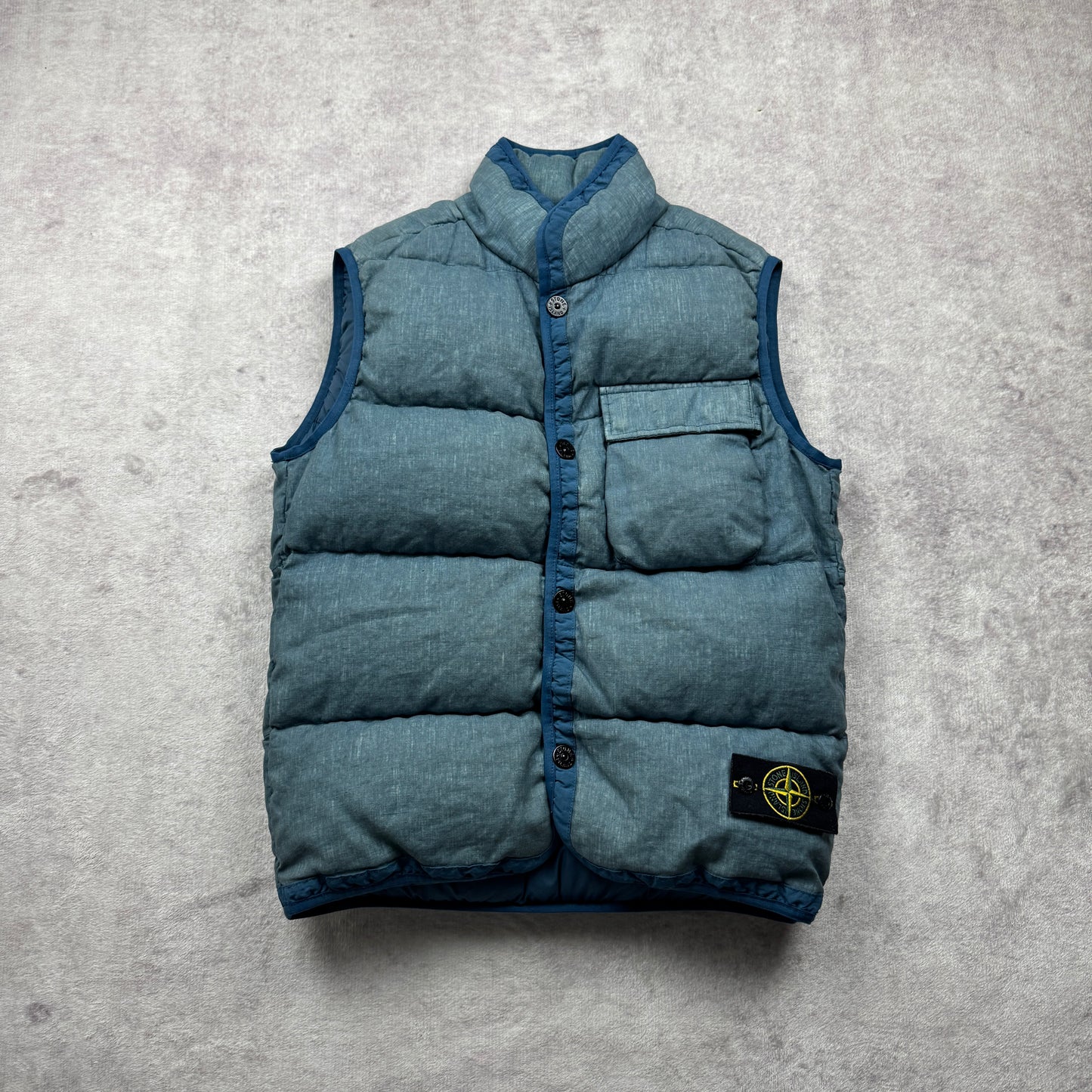 Stone Island Lino Resinato Down-TC Vest AW 2018