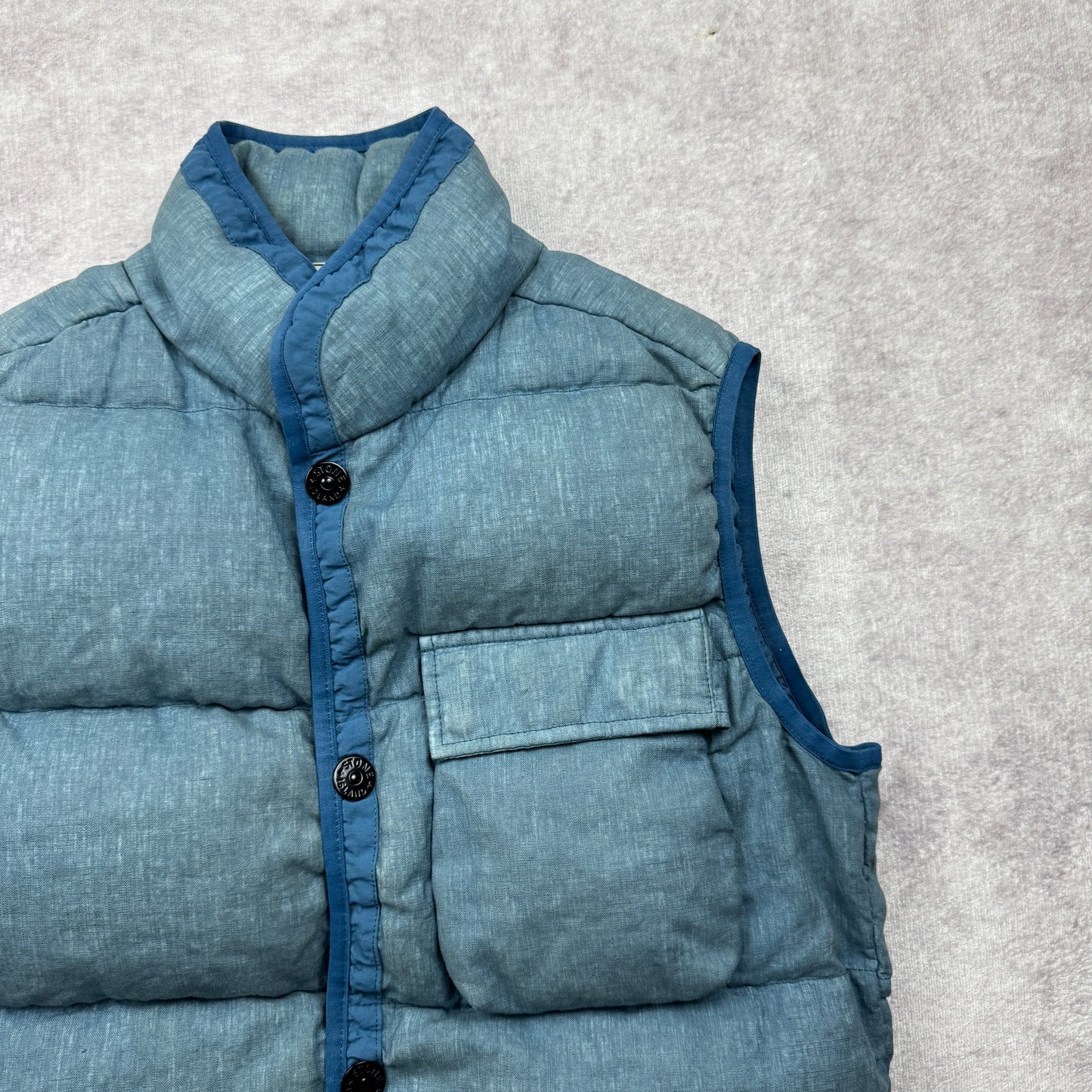Stone Island Lino Resinato Down-TC Vest AW 2018